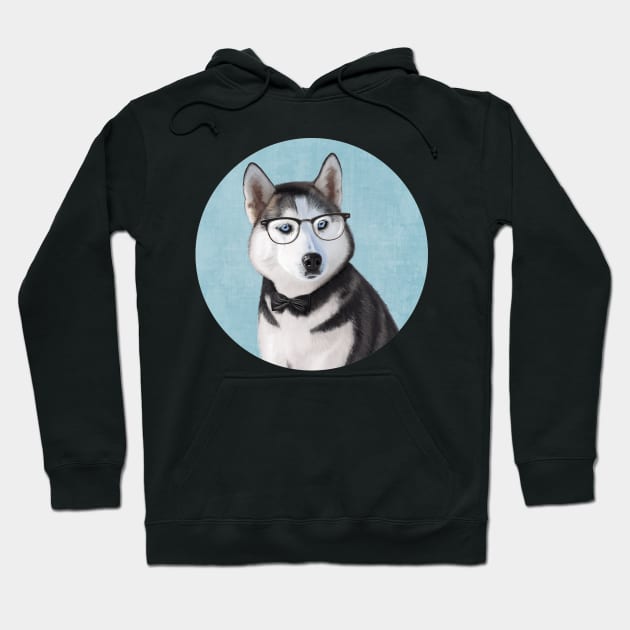 Mr Husky Dog Hoodie by HillySeonard